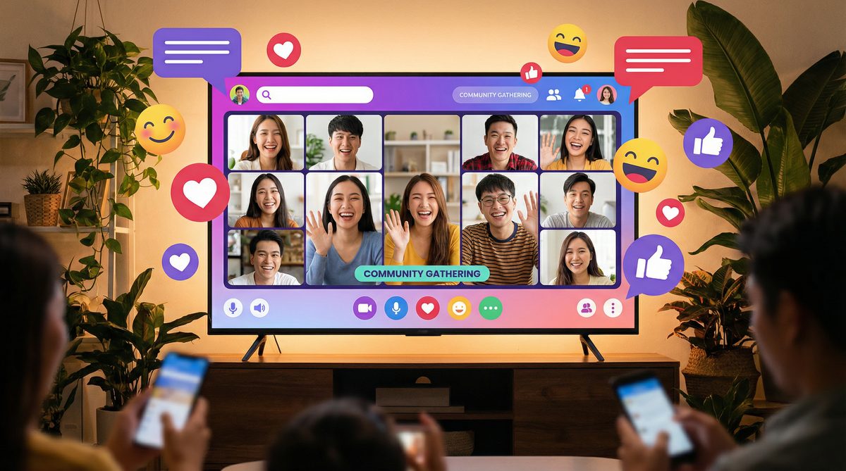 汤不热视频社区互动场景